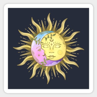 Sun and Moon Sticker